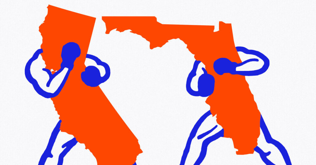 Opinion | Before the DeSantis-Newsom Debate, Let’s Look at Their Economic Records Opinion | Before the DeSantis-Newsom Debate, Let’s Look at Their Economic Records