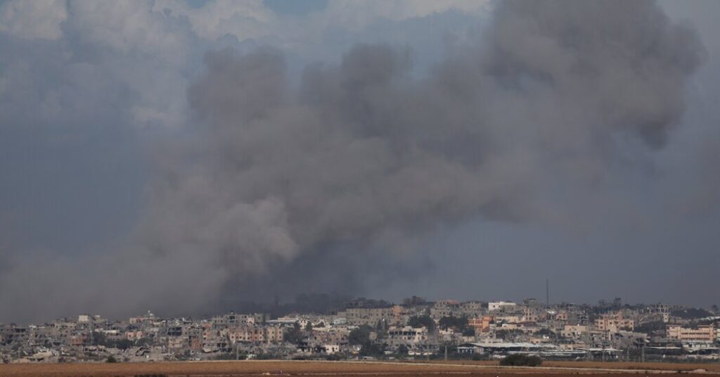 Israel strikes targets throughout the Gaza Strip.