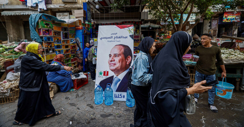 Israel-Hamas Battle Has Buoyed Egypt’s Chief Forward of Presidential Vote Israel-Hamas Battle Has Buoyed Egypt’s Chief Forward of Presidential Vote