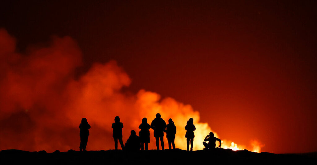 Iceland Asks Vacationers To Please Keep Away From the Volcanic Eruption