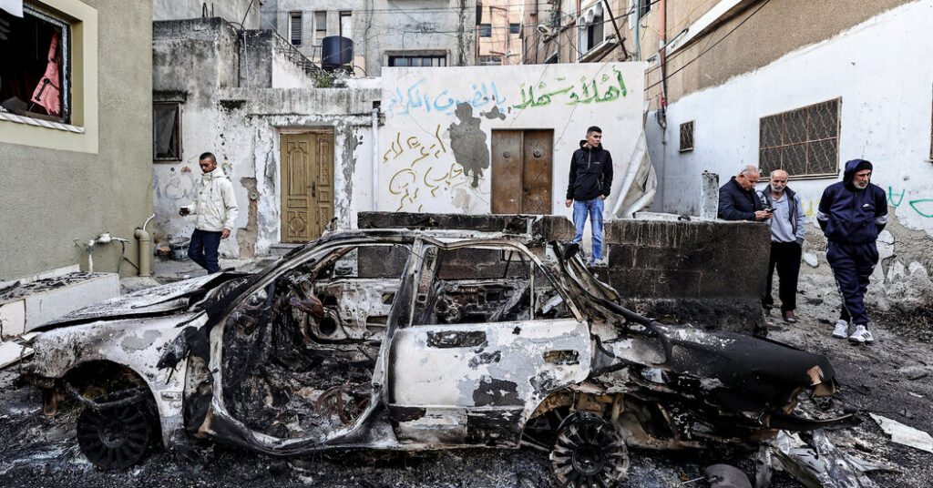 Israeli Raid on West Financial institution Refugee Camp Kills 6, Palestinians Say