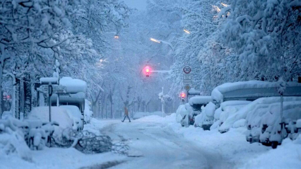 Heavy snowfall shuts down air, rail links in southern Germany | News