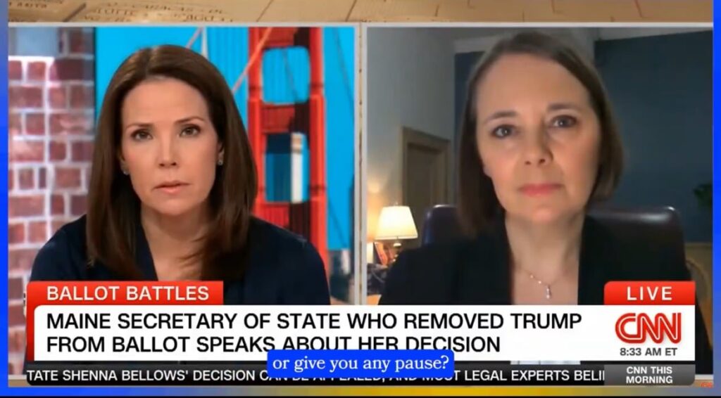 Psycho Maine Secretary of State Says No Ballots might be Printed Till Supreme Court docket Guidelines on Trump Eligibility – Suggests There Will not be Sufficient Time to Put Him on Poll (VIDEO) | The Gateway Pundit
