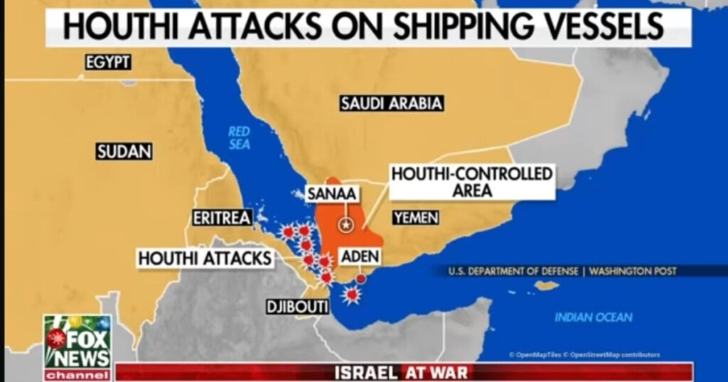 U.S. Shoots Down Two Houthi Ballistic Missiles Fired “Towards” U.S. Navy Ships in Crimson Sea | The Gateway Pundit U.S. Shoots Down Two Houthi Ballistic Missiles Fired “Towards” U.S. Navy Ships in Crimson Sea | The Gateway Pundit