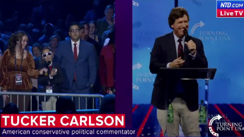 12-Yr-Outdated Who Received In Hassle Over Gadsden Flag Asks Tucker Carlson If He’ll Be Trump’s VP – And Tucker Completely Unloads on ‘Senile’ Biden