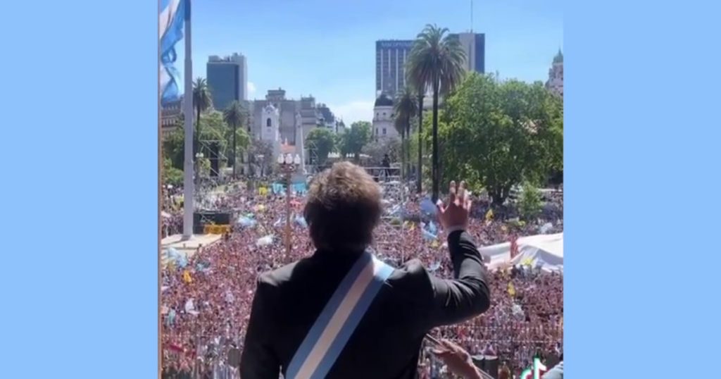 AMAZING! Libertarian Economist Javier Milei Sworn in as Argentina’s President – Then Leads Tons of of Hundreds of Supporters in Chants of “Viva la Libertad!” (VIDEO) | The Gateway Pundit AMAZING! Libertarian Economist Javier Milei Sworn in as Argentina’s President – Then Leads Tons of of Hundreds of Supporters in Chants of “Viva la Libertad!” (VIDEO) | The Gateway Pundit