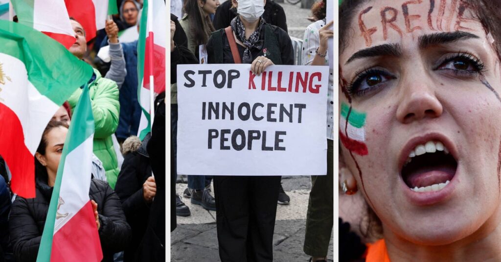 Folks Throughout The Globe Marched In Solidarity With Demonstrators In Iran