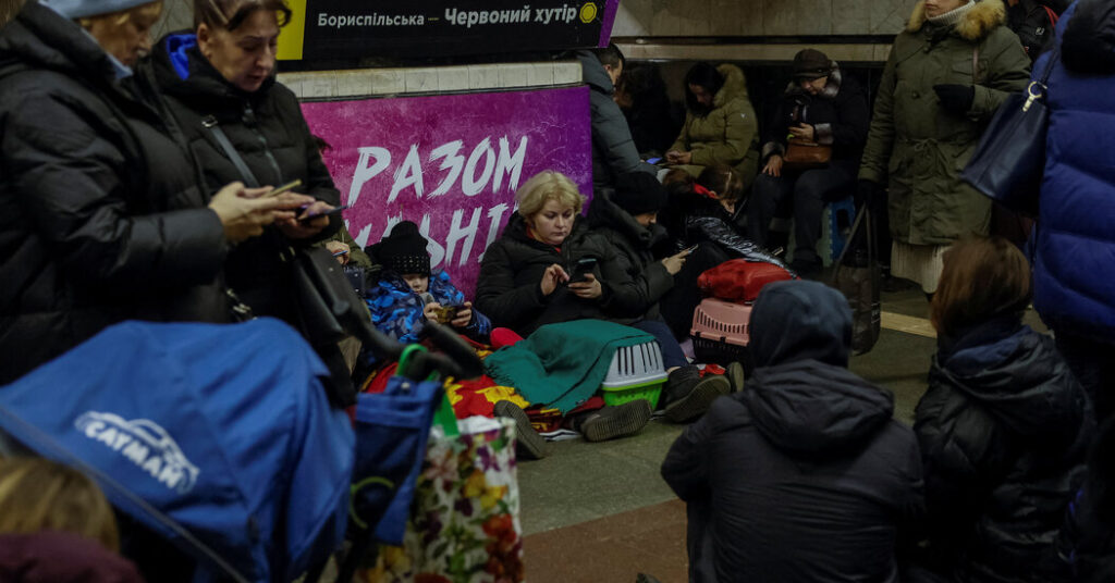 Russian Missiles Pound Ukraine, Officers Say