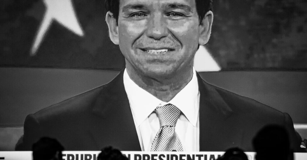 Opinion | Ron DeSantis Made Smiling Look Arduous