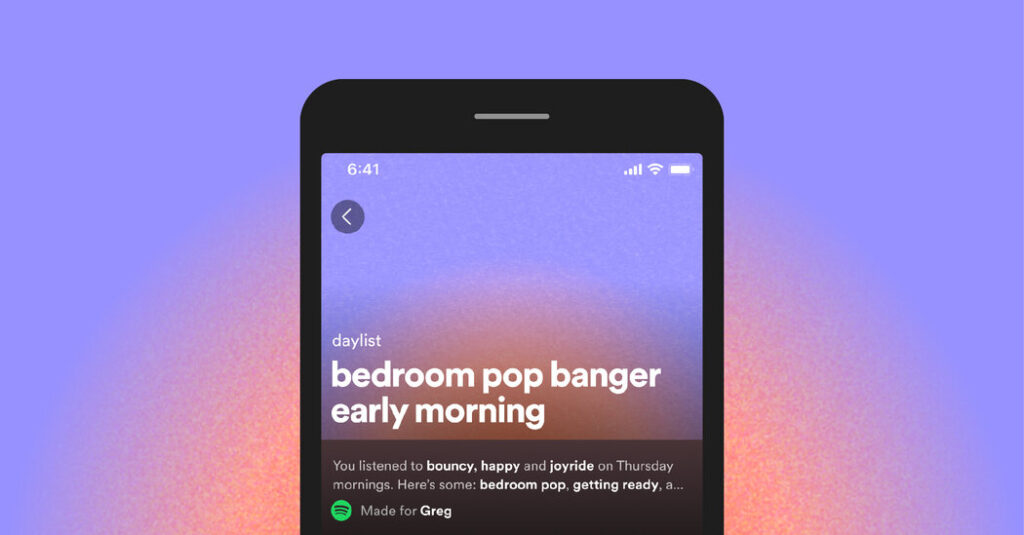 That Spotify Daylist That Actually ‘Will get’ You? It Was Written by A.I. That Spotify Daylist That Actually ‘Will get’ You? It Was Written by A.I.