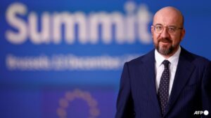 EU Council President Michel says to step down early