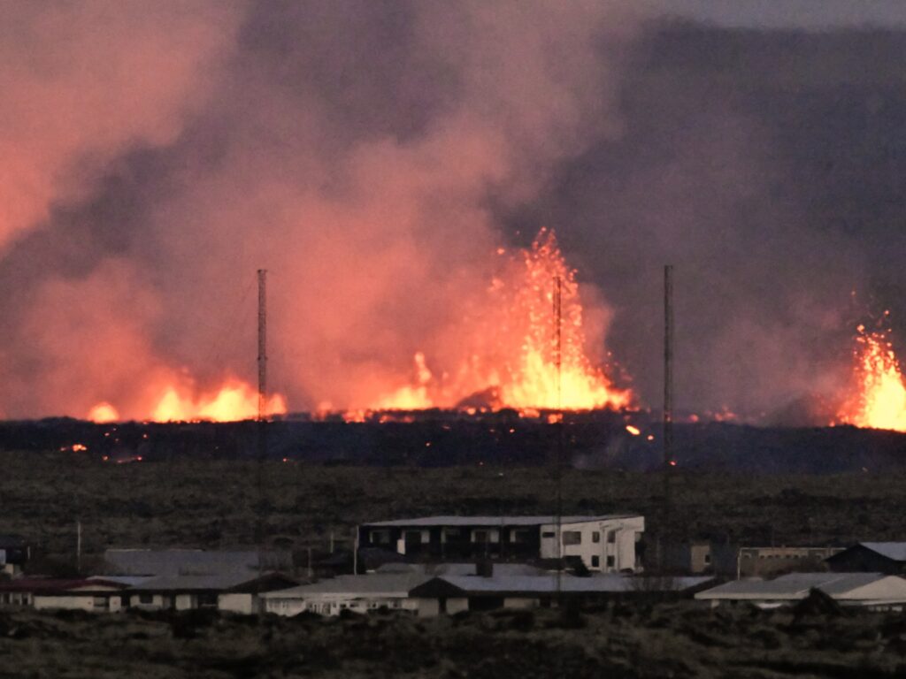 Volcano erupts in Iceland, sending lava into fishing city | Volcanoes Information