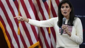 Haley makes late push in New Hampshire as ballot reveals Trump’s lead rising