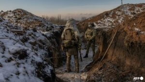 Exhausted by conflict, Ukraine’s frontline troops search ‘little bit of relaxation’