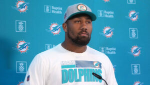 Dolphins LB Bradley Chubb carted off subject close to finish of blowout loss