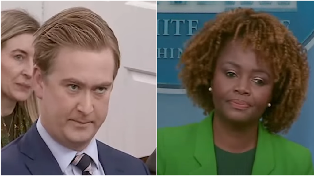 (WATCH) Karine Jean-Pierre Furious Over Peter Doocy’s Query On Hunter Biden’s Stunt Look: ‘That Is Extremely Disingenuous’