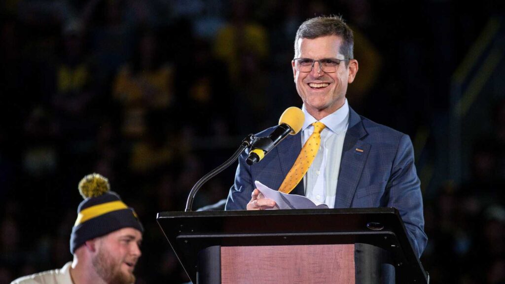 Jim Harbaugh places the screws to Michigan with newest calls for Jim Harbaugh places the screws to Michigan with newest calls for