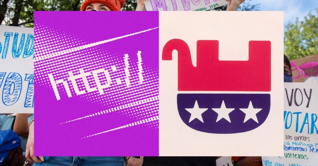 A Group of Trolling Gen-Z Voters Is Shopping for Up GOP Domains
