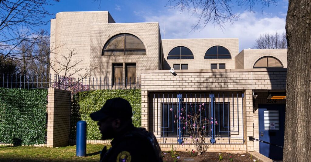 Man Units Himself On Fireplace Exterior Israeli Embassy in Washington, Police Say