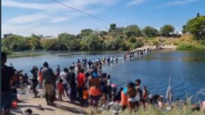 EXCLUSIVE: Pentagon Forces Military Reserve Troops in Midwest to Conduct Mock Train with Gov. Abbott’s “Drowning Migrants within the Rio Grande” and Texas Soldier Capturing Swimming Migrants Yelling “America First“ — A Violation of HATCH Act | The Gateway Pundit