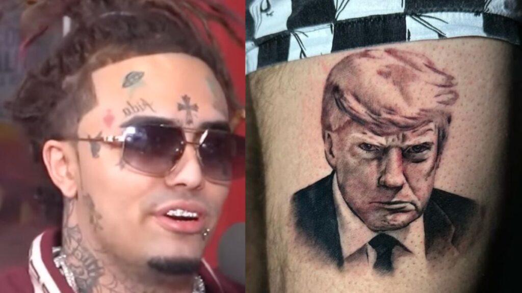 Rapper Lil Pump Will get Tattoo Of Trump’s Mugshot On His Leg
