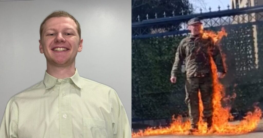 UPDATE: U.S. Air Pressure Member Who Units Himself on Hearth Exterior Israeli Embassy in D.C., Chanting ‘Free Palestine,’ Has Been Recognized — Reportedly Dies After Tragic Occasion (GRAPHIC VIDEO) | The Gateway Pundit