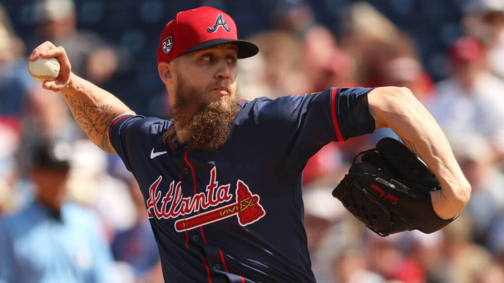 Braves reliever’s unhittable’ pitch makes large first impression Braves reliever’s unhittable’ pitch makes large first impression