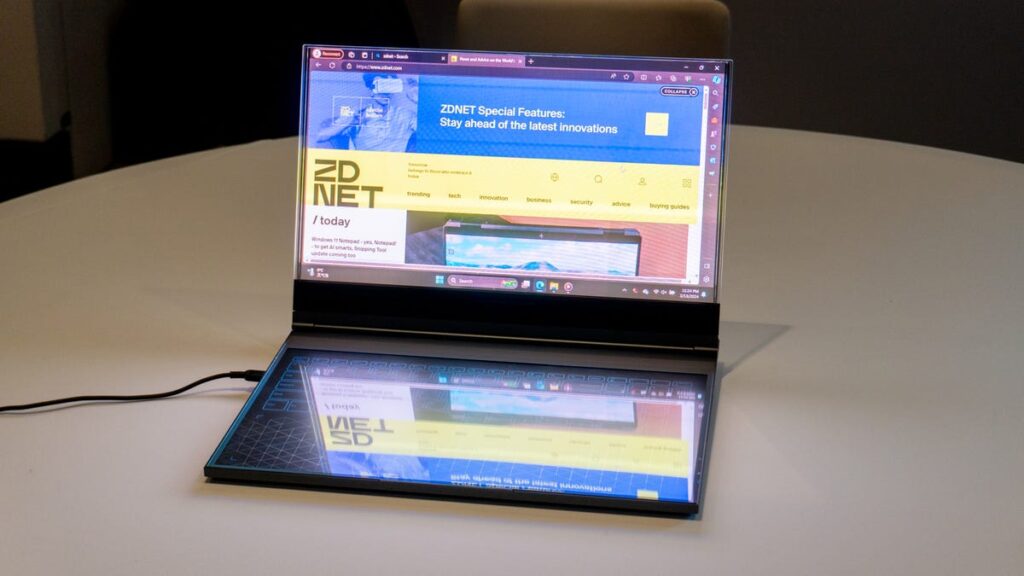 I went hands-on with Lenovo’s clear laptop computer at MWC, and its surprisingly useful I went hands-on with Lenovo’s clear laptop computer at MWC, and its surprisingly useful