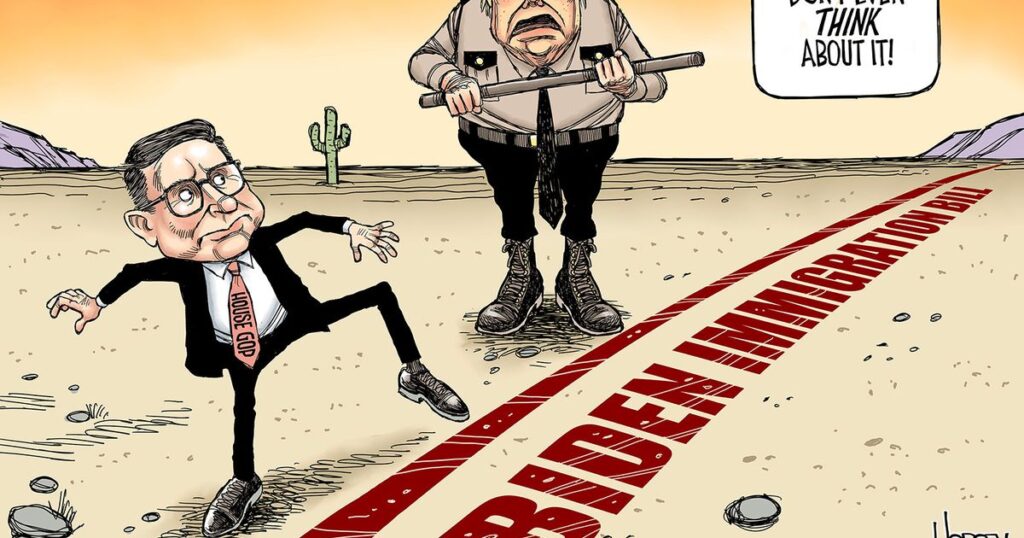 Crossing a line on border deal