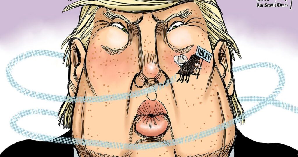 Haley, undeterred, continues to vex Trump