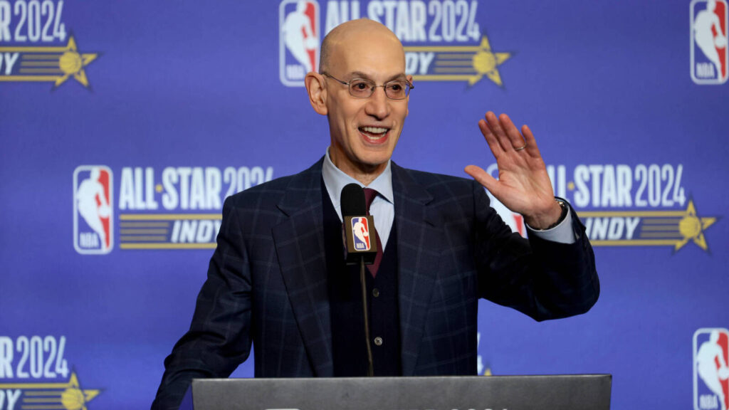 Watch: Adam Silver throws shade after NBA All-Star Recreation blowout