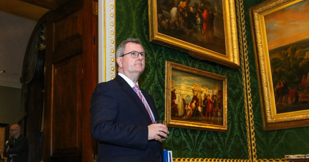 D.U.P. Chief Jeffrey Donaldson Resigns After Being Charged