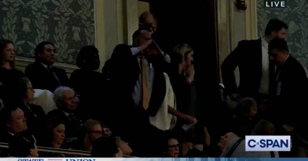 Gold Star Father Put in Handcuffs for Protesting Biden Throughout State of the Union Over Lethal Abbey Gate Terror Assault in Afghanistan | The Gateway Pundit Gold Star Father Put in Handcuffs for Protesting Biden Throughout State of the Union Over Lethal Abbey Gate Terror Assault in Afghanistan | The Gateway Pundit