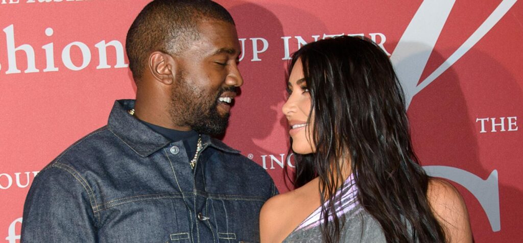 Kim Kardashian & Kanye West Put On Affectionate Show At Son Saint’s Recreation