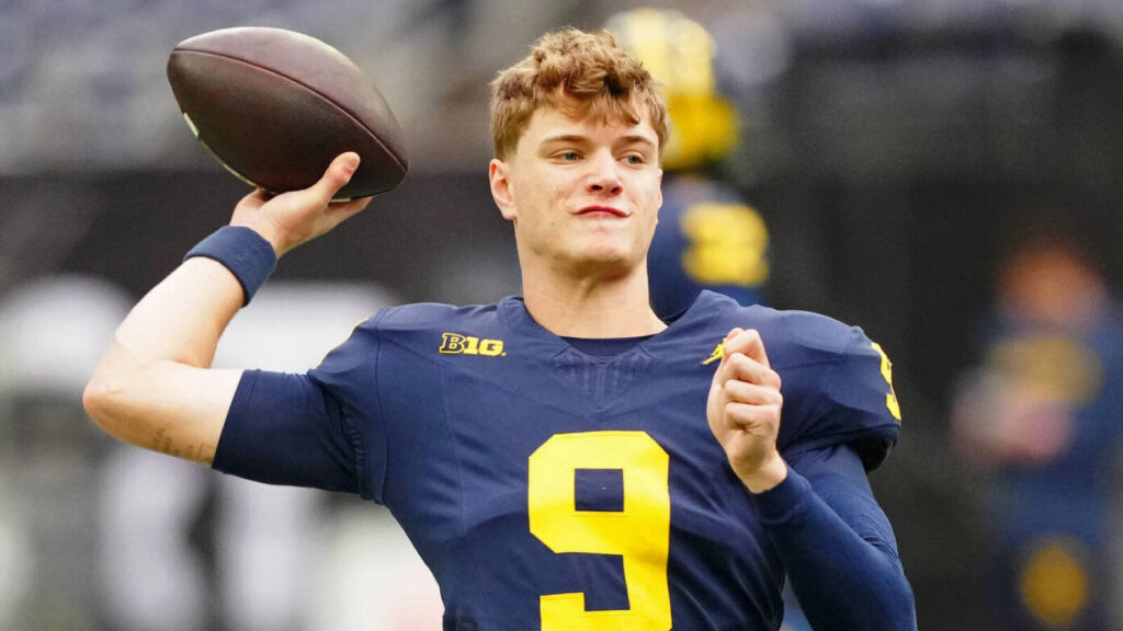 J.J. McCarthy discusses rising NFL Draft inventory at professional day