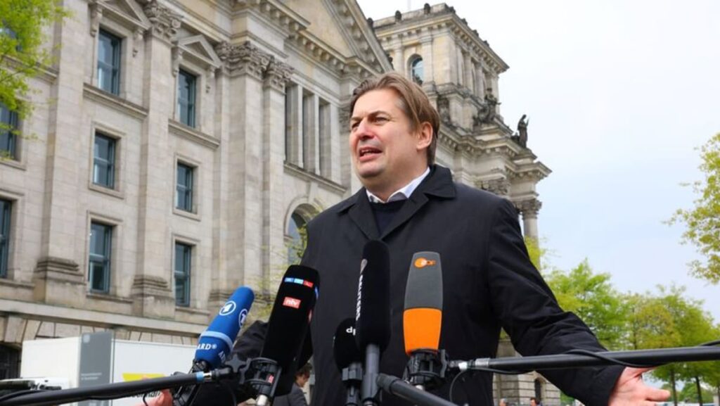 German far-right politician vows to not give up after aide accused of spying for China