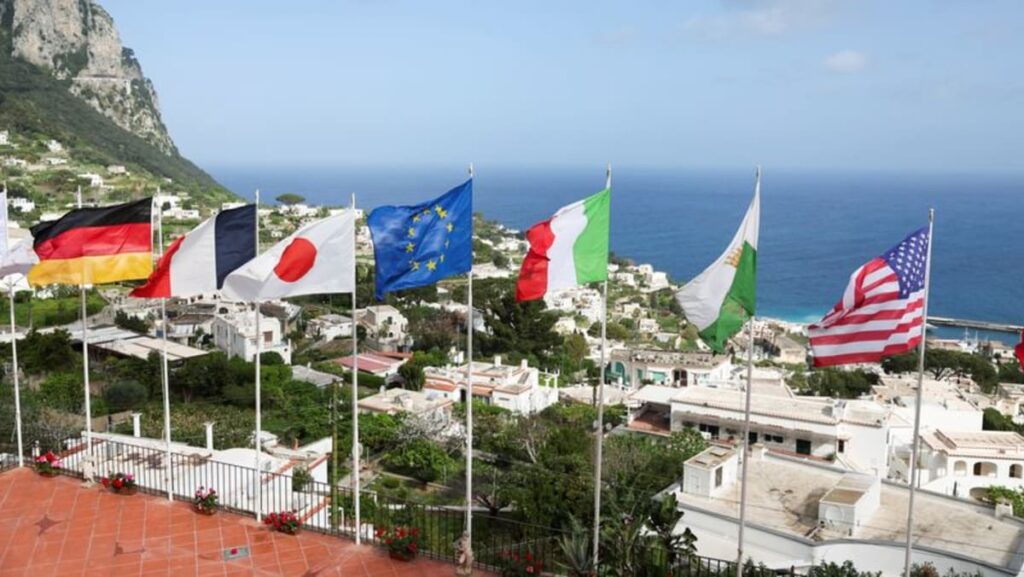 G7 holds ‘strategic’ talks in local weather hotspot Italy G7 holds ‘strategic’ talks in local weather hotspot Italy