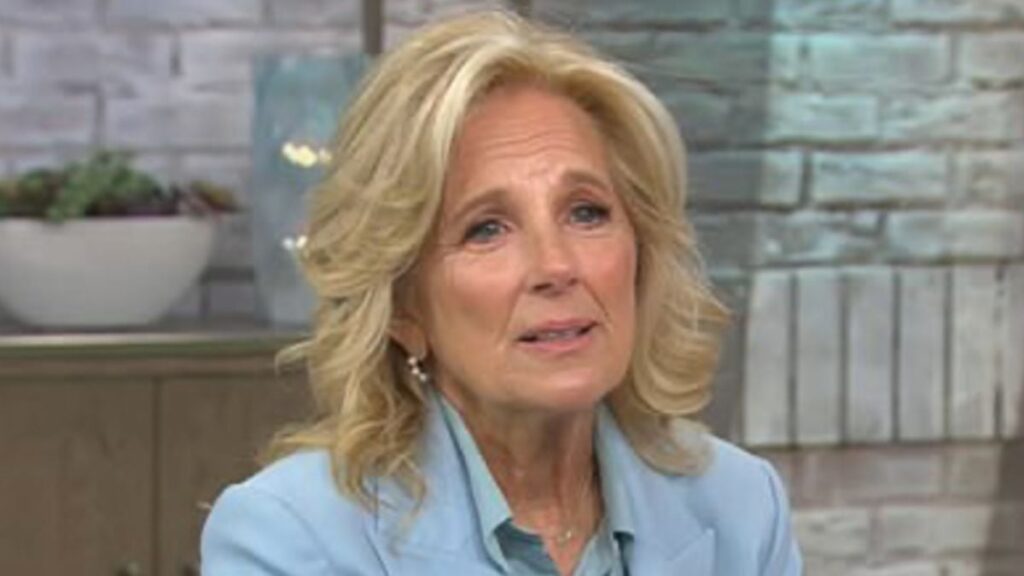 Jill Biden Snaps When Advised Trump Is Beating Joe In Swing States – ‘No He’s Not’ Jill Biden Snaps When Advised Trump Is Beating Joe In Swing States – ‘No He’s Not’