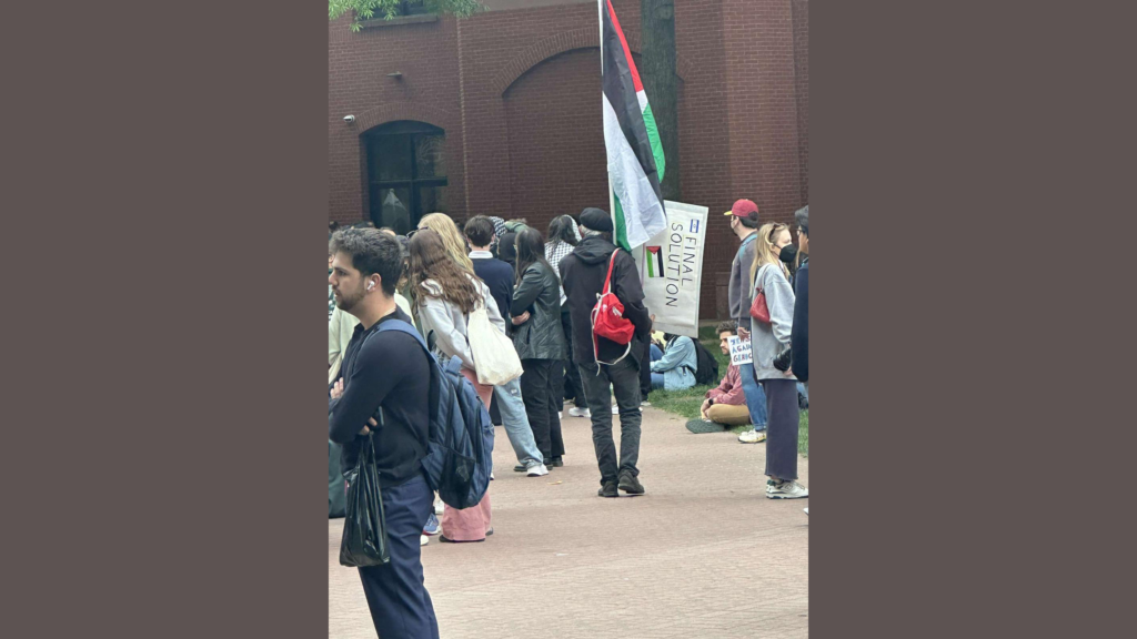 George Washington College Anti-Israel Protestor Carries Signal Calling for “Closing Answer” Towards Jews | The Gateway Pundit George Washington College Anti-Israel Protestor Carries Signal Calling for “Closing Answer” Towards Jews | The Gateway Pundit