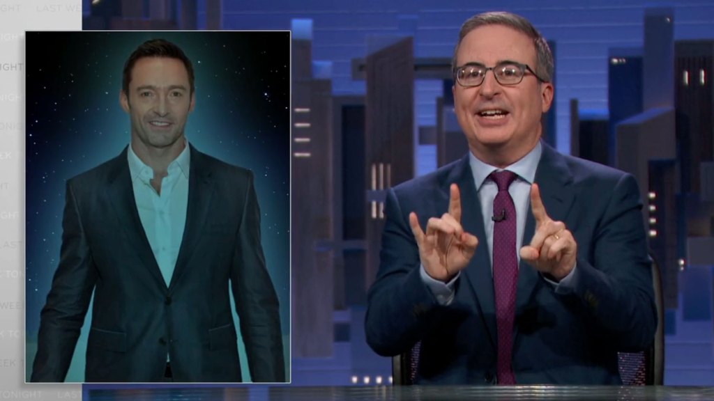 John Oliver Jokes He is “Shut” To Proving Hugh Jackman Was Introduced By A UFO; Dings Tesla For Cybertruck Recall John Oliver Jokes He is “Shut” To Proving Hugh Jackman Was Introduced By A UFO; Dings Tesla For Cybertruck Recall