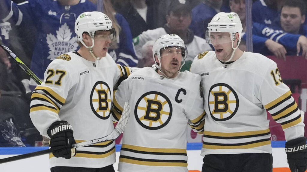 Marchand will get winner as Bruins beat Leafs to go up 2-1 in sequence