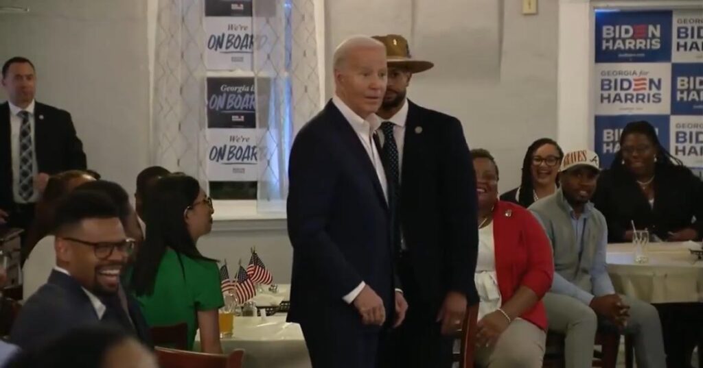 Joe Biden Spins Round Trying Dazed and Confused at Marketing campaign Occasion in Atlanta (VIDEO) | The Gateway Pundit