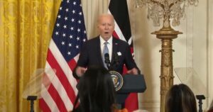 Biden Joint Presser with Kenyan President a Complete Mess: Biden Reads Solutions from Binder, Forgets Questions, Soar Scares Reporters (VIDEO) | The Gateway Pundit