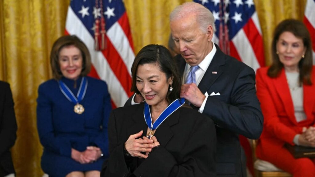 Biden honours Michelle Yeoh with Medal of Freedom, the highest US civilian award Biden honours Michelle Yeoh with Medal of Freedom, the highest US civilian award