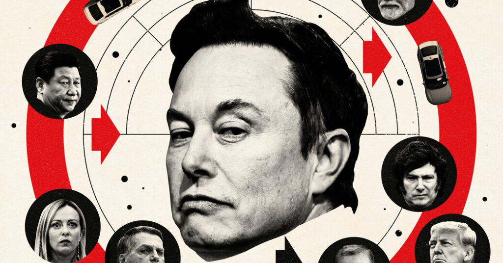Elon Musk’s Diplomacy: Woo Proper-Wing World Leaders. Then Profit.