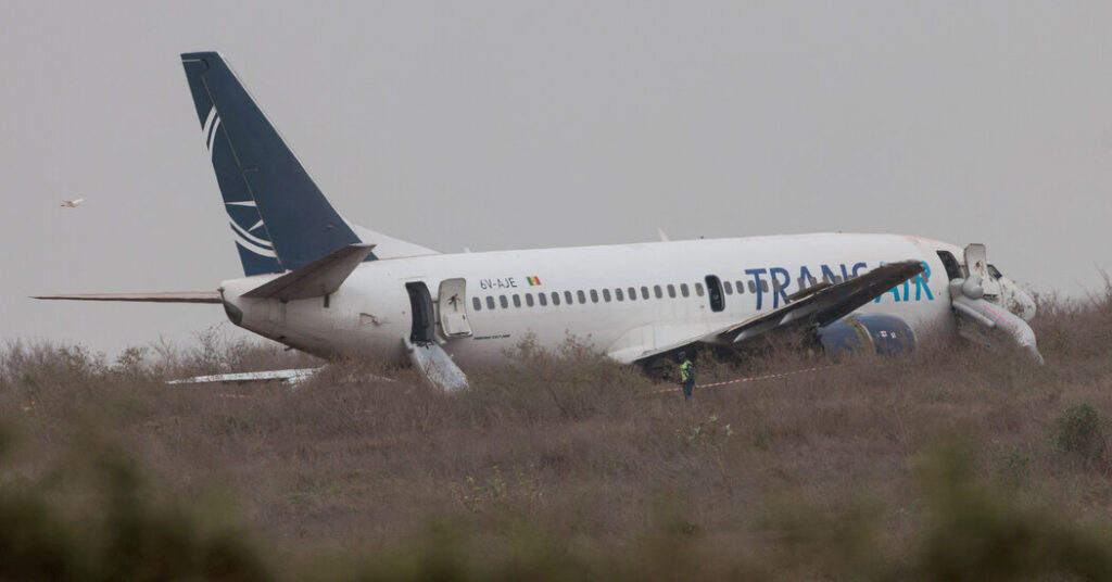 Boeing Aircraft Goes Off Runway in Senegal, Leaving at Least 10 Injured