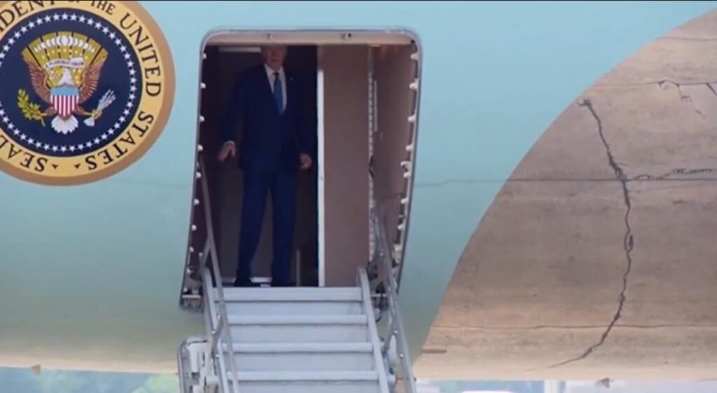 Biden Loses His Steadiness at High of Air Power One Steps (VIDEO) | The Gateway Pundit