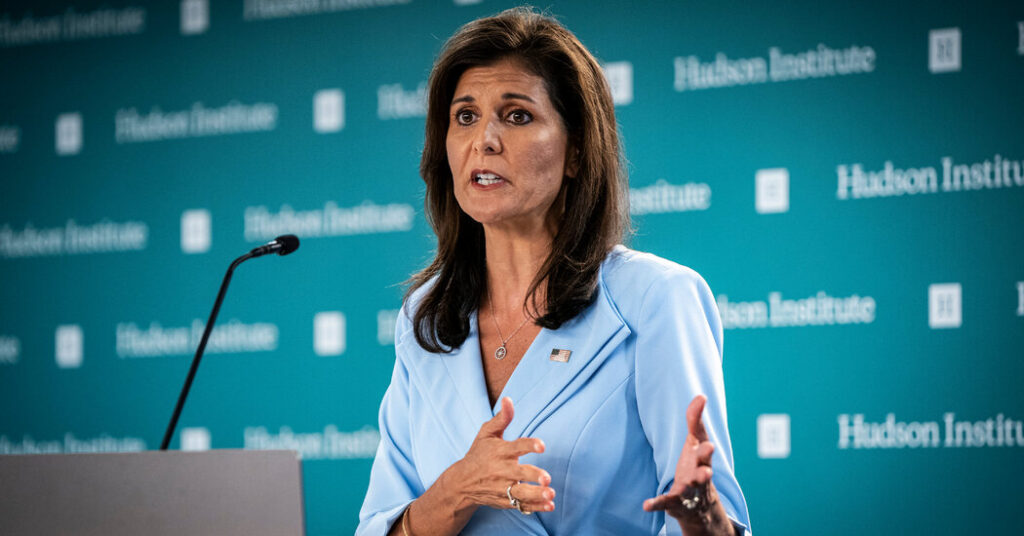 Opinion | Nikki Haley’s Path Again to Donald Trump Opinion | Nikki Haley’s Path Again to Donald Trump