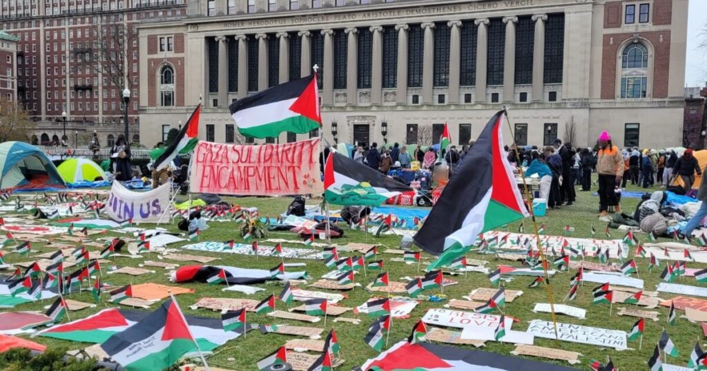 HILARIOUS: Basic ‘Hi there Muddah, Hi there Fadduh’ Track Will get Up to date for Radical Anti-Israel Campus Protests | The Gateway Pundit HILARIOUS: Basic ‘Hi there Muddah, Hi there Fadduh’ Track Will get Up to date for Radical Anti-Israel Campus Protests | The Gateway Pundit