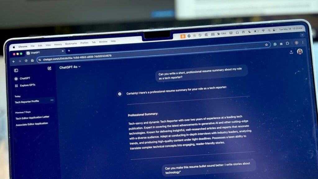 Easy methods to use ChatGPT to construct your resume Easy methods to use ChatGPT to construct your resume